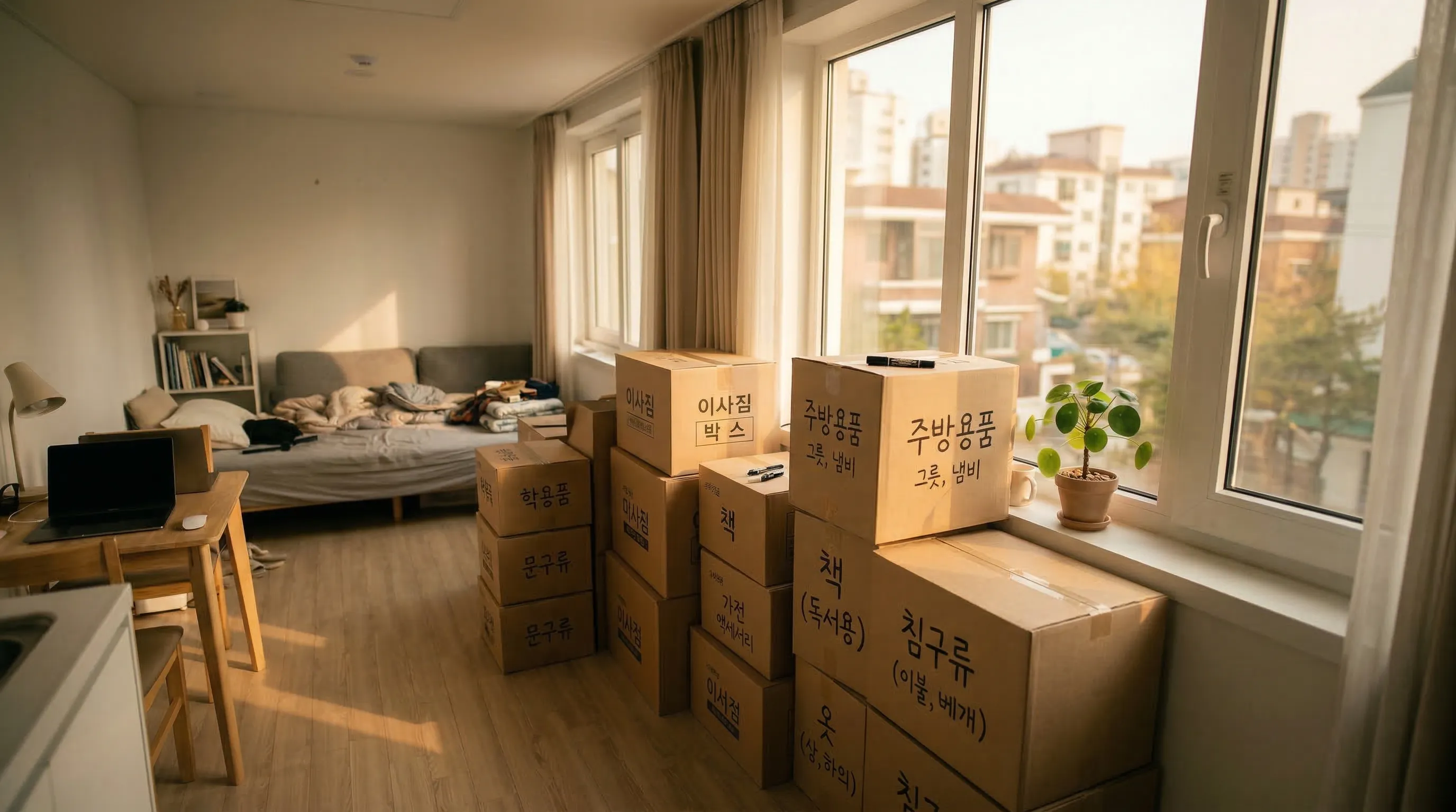 원룸 이사 꿀팁 10가지 — 비용 절반으로 줄이는 법
